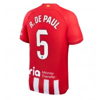 Billiga Atletico Madrid Rodrigo De Paul #5 Hemma fotbollskläder 2023-24 Kortärmad
